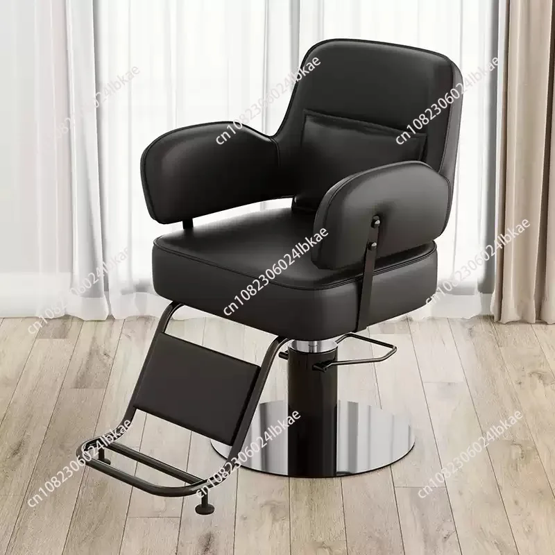 Backrest Men's Barber Chairs Professional Hairdresser Ergonomic Beauty Barber Chairs Reception Makeup Facility Furniture