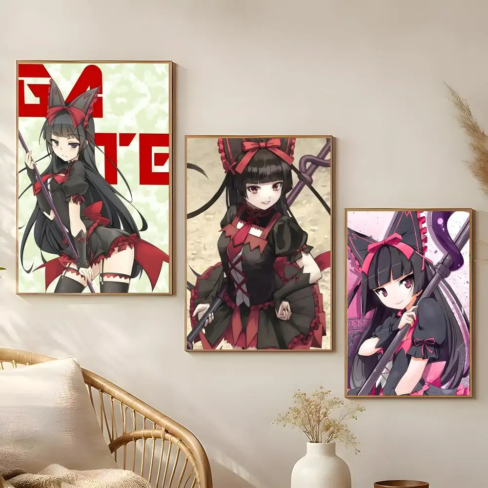 Anime Rory Mercury Poster Poster Self-adhesive Art Waterproof Paper Sticker Coffee House Bar Room Wall Decor