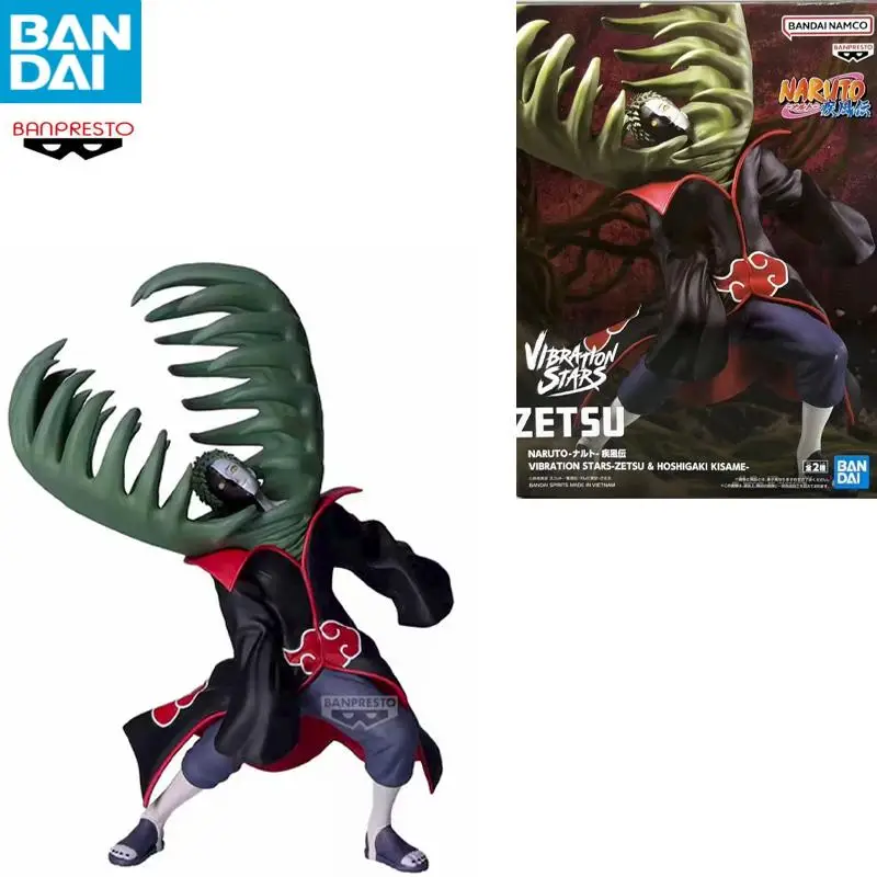 

Genuine BANDAI NAMCO Naruto Shippuden Vibration Stars Zetsu PVC Figure Model in stock Collector Figurine Toys Desktop ornament