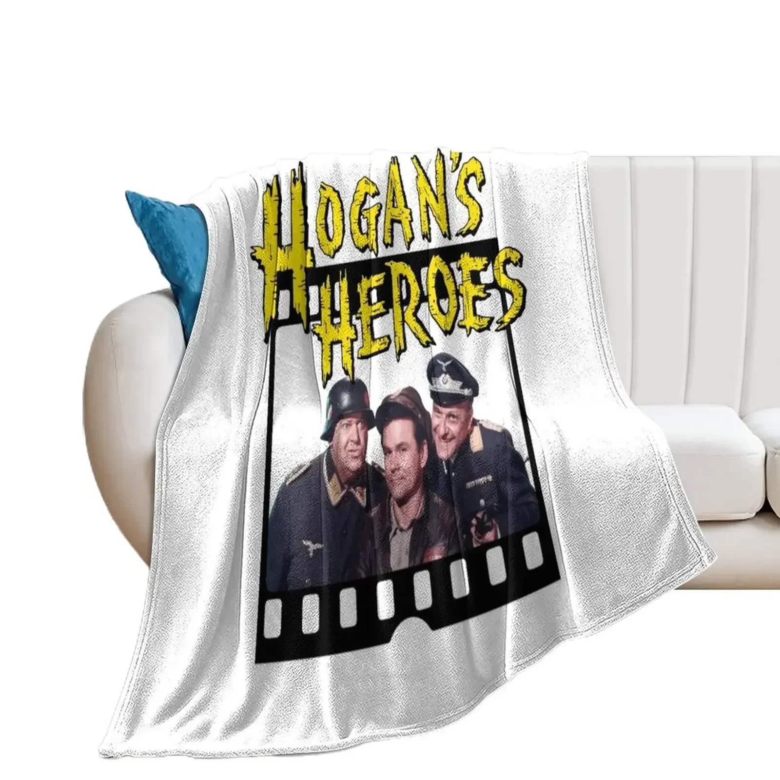 Hogan's Heroes Papa Schultz Throw Blanket Sofas Thermal Blankets