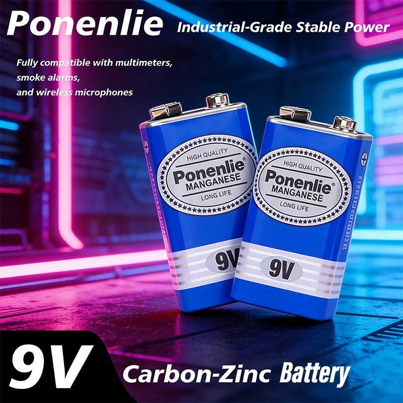 9 Volt Battery 9V D…