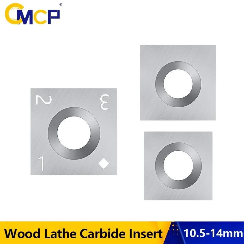 CMCP Carbide Insert Slab Cutter for Wood Planer Bit 12x12x2.2/10.5x10.5x2.2/14x14x2mm Spoilboard Surfacing Router Bit Insert