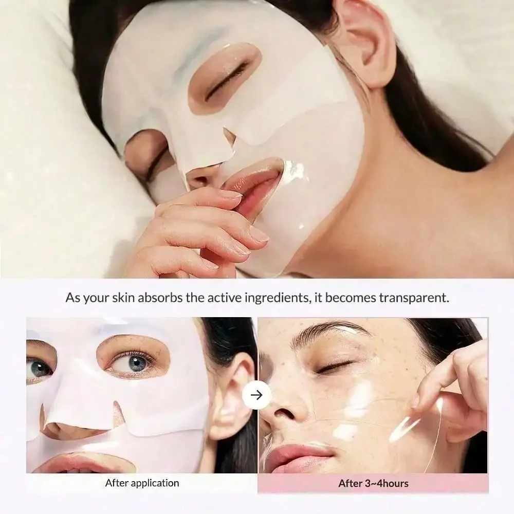 Deep Absorbable Bio-Collagen Night Mask with Ferment Extracts, Multi-Benefit Overnight Skin Care Mask, Helps Plump Skin Texture, Refines Pore Appearance, Tones Facial Contours, and Enhances Natural Radiant Skin Tone
