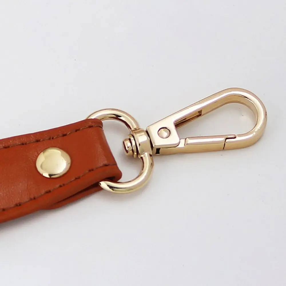Durable 28CM Leather Short Bag Strap DIY Replacement Bag Handle Hardware Handbag Straps