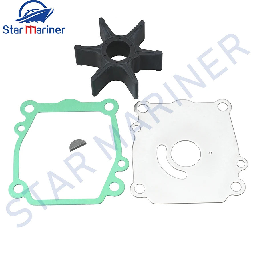 17400-87E04 New Water Pump Impeller Service Kit For Suzuki Outboard Motor 17400-87E04-00 DT60-DT100 DF60 DF70 18-3254 Boat motor