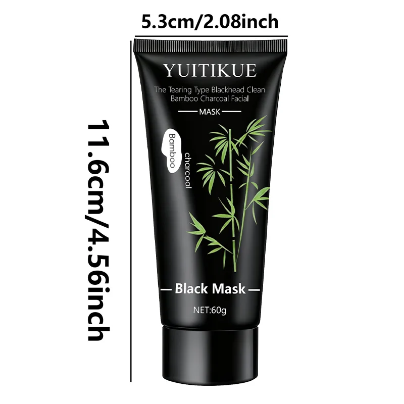 Personal Health Care Charcoal Black Mask  Bamboo 60 g - Tearing for Deep Clear Skin