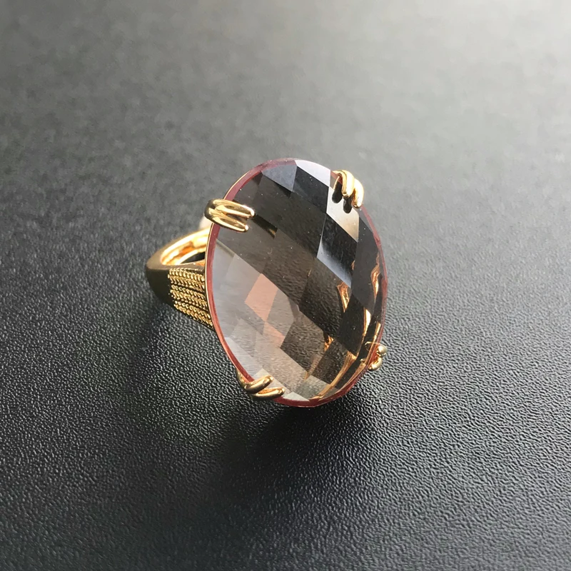 Big Stone 18*25mm Created Zultanite Ring Handmade Jewelry Sudan Stone Color Change for Women Engagement Party Birthday Gift