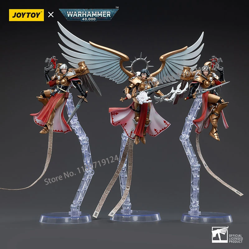 

JOYTOY Warhammer 40K 1/18 Celestine The Living Saint Geminae Superia Adepta Sororitas Action Figure Anime Game Soldier Model Toy