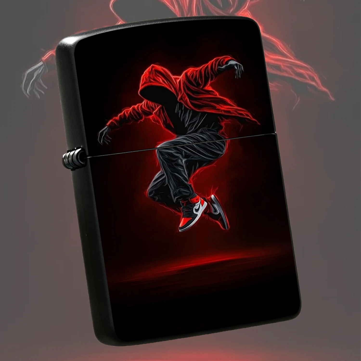 Trendy Red Glow Dancer Stylish Art Lighter, Cool Aesthetic Portable Ignition Accessory, Perfect For Daily Outings, Gatherings, Various Scenarios, Exquisite Creative Gift For Friends And Hobbyists A Humorous And Interesting Lighter