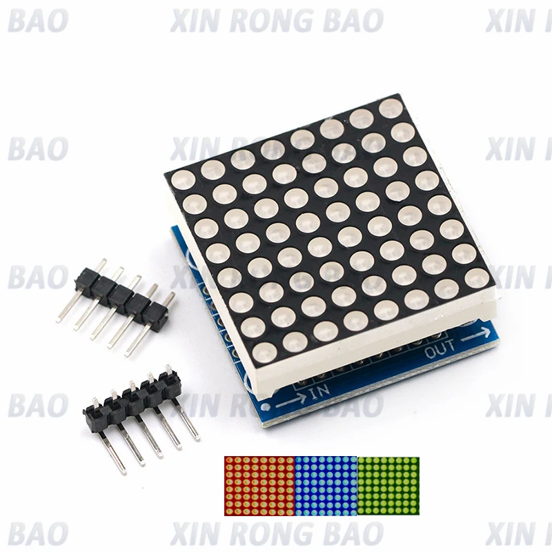 

MAX7219 dot matrix module microcontroller module DIY KIT MCU LED Display Control Module Kit