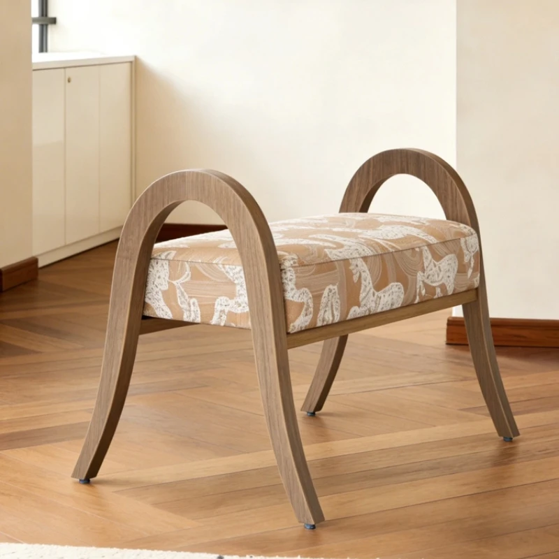 Renaissance-style Vanity Stool Minimalist Modern Vanity Stool Entrance Touch Charm Home Furniture Sgabello Per Trucco ZY40HZD