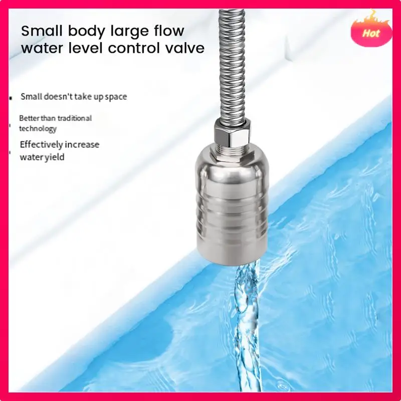 

Полностью автоматический поплавковый клапан контроля уровня воды, 1-дюймовый мини-поплавковый клапан с автоматическим отключением, верхний впуск воды