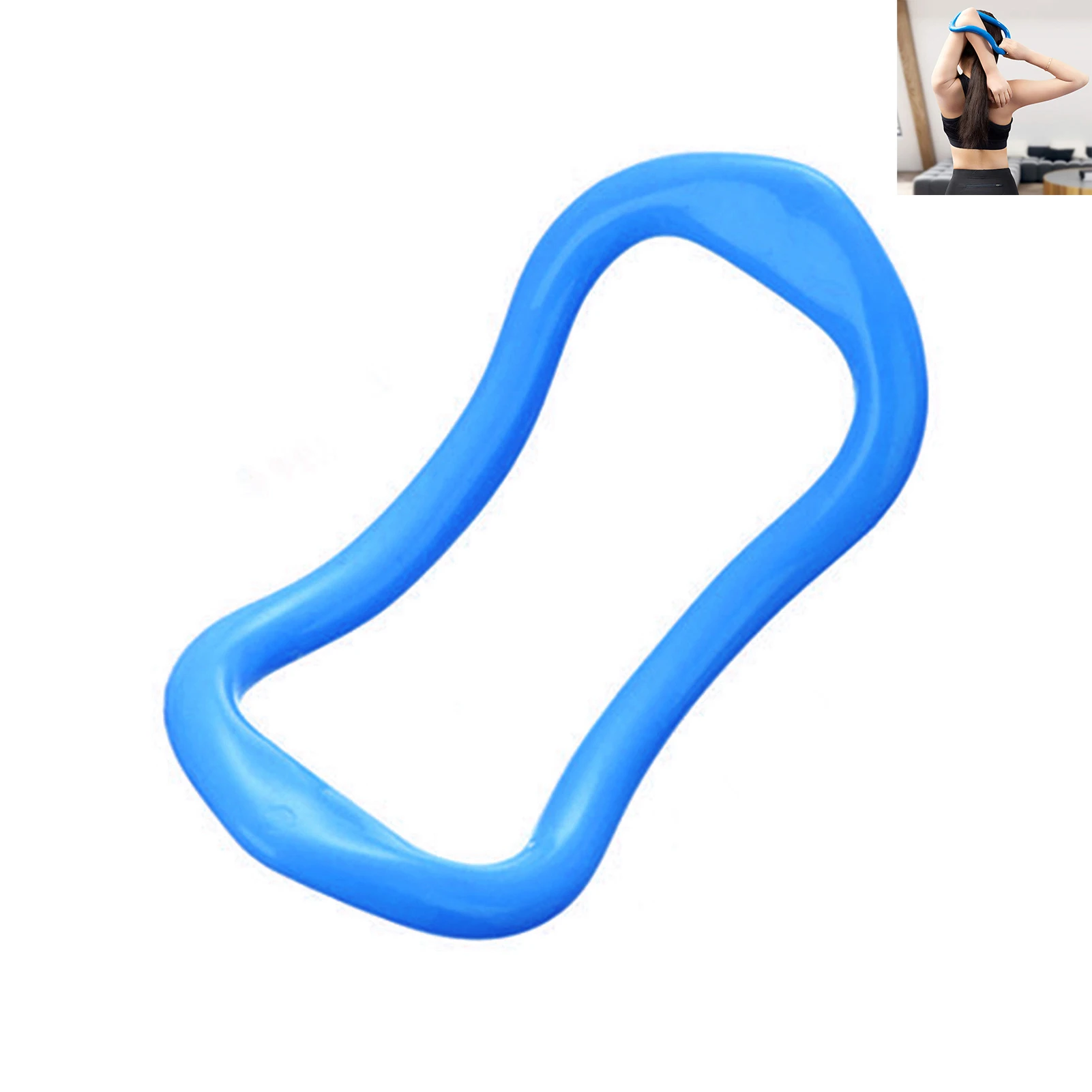 

Yoga Pilates Circle Equipment Ring Fitness Training Resistance Stretch Support Tool for Back Shoulder Neck Stretching