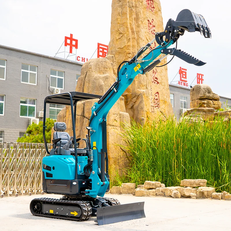 HW-23W Mini Excavator With Cabin 2ton Diesel  Kubota Engine Digger Machine Hydraulic Crawler Excavators Farm Bagger Custom