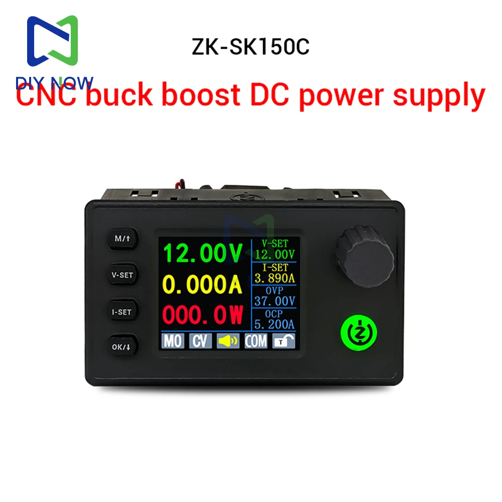 SK150C DC 7-36V 8A 150W CNC Lift Voltage DC Adjustable Regulated Power Supply Module 1.8 inch Color Screen