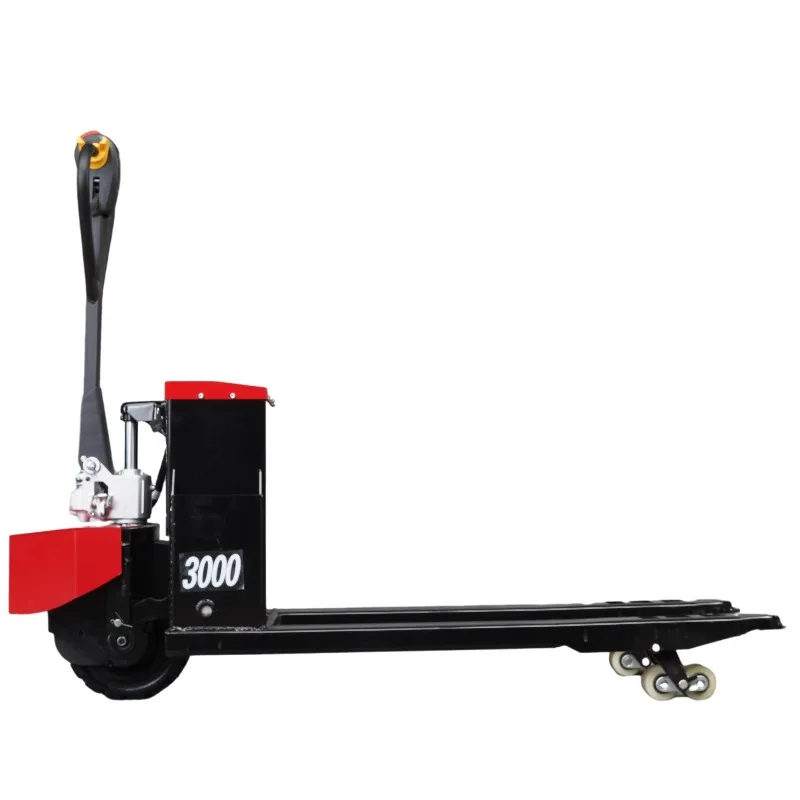 

Hot Sale Electric Forklift Pallet Jack Off-Road Wheel Semi-Electric 2t 3t Pallet Truck Jack