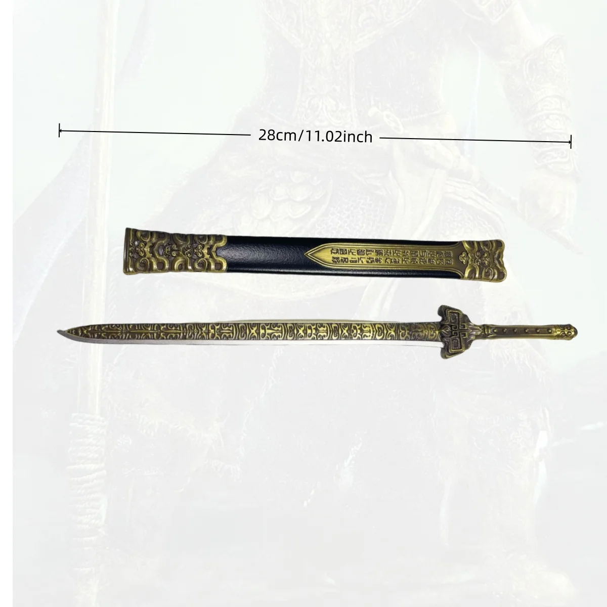 11inch Ancient Chinese Sword Metal Katana Sword Knife Original Samurai Sabre Japanese Katana Sabre Cosplay Accessories Prop Toy