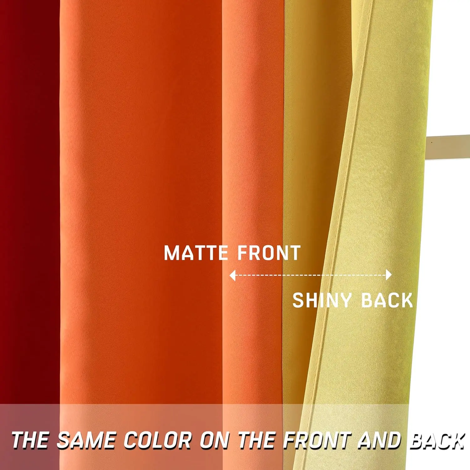 Thooo gorden gelap pelangi 2 panel, tirai panjang 95 inci untuk kamar tidur ruang tamu ruang kelas kamar bayi warna-warni