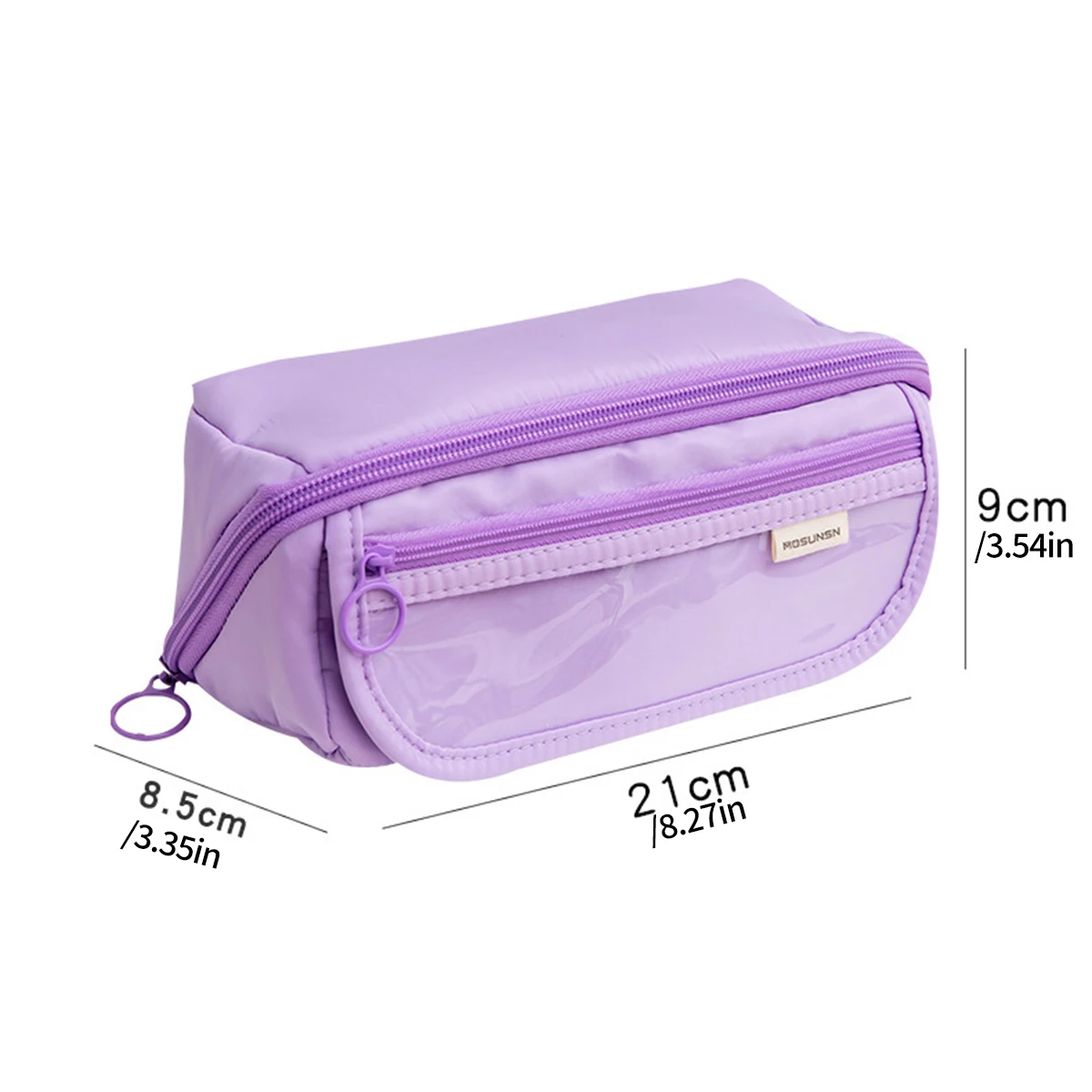 en حقيبة مقلمة 9 طبقات سعة كبيرة قماش صلب مضاد للرسائل طالب مدرسة الفن فئة القرطاسية تخزين الحقيبة المحمولة