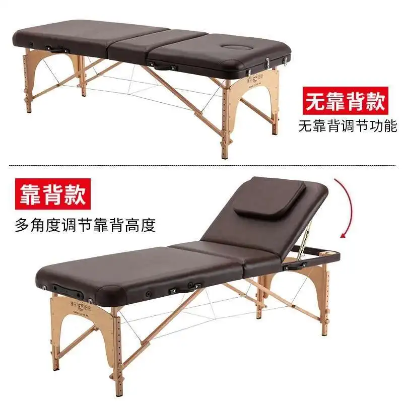 Physiotherapy Beauty Massage Thai Bed Adjust Folding Portable Massage Table Tattoo Lash Camilla Masaje Salon Furniture Soft