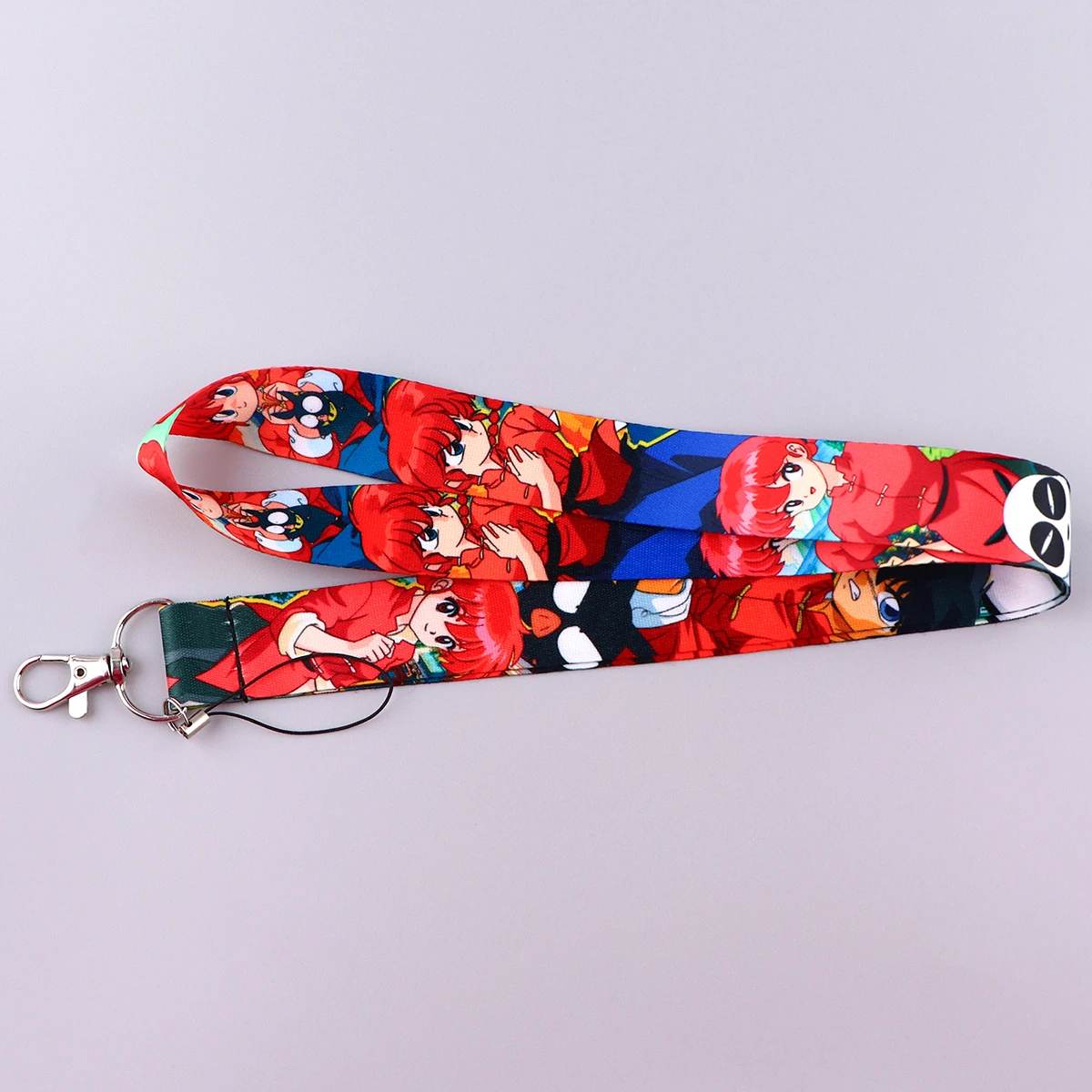 80s Anime Credential Holder Lanyards for Keys Neck Strap ID Card Keychain Cell Phone Straps Keyring Accessories Gifts