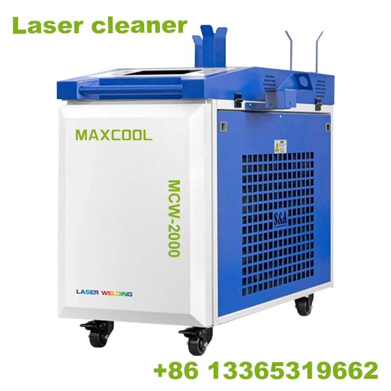 MAXCOOL 2025 1.5kw 2kw 3kw Handheld Fiber Laser Welding Machine Laser Cleaning Machine 3 In 1 For Metal