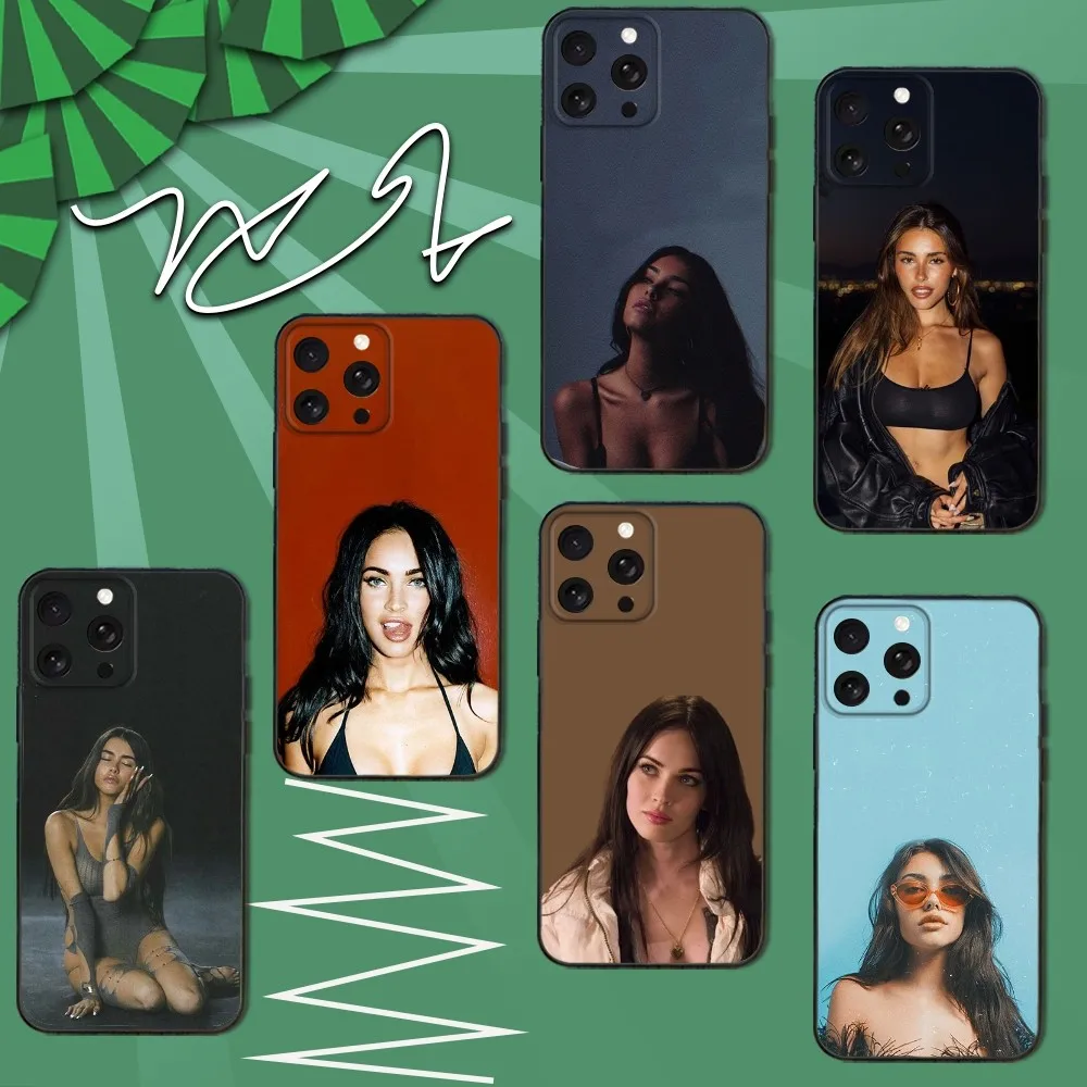 

J-Jennifers Body Megan Fox Phone Case For iPhone 16e,16,15,14,13,12,11,Pro,X,XS,Max,XR,Plus,Mini Soft Black Cover