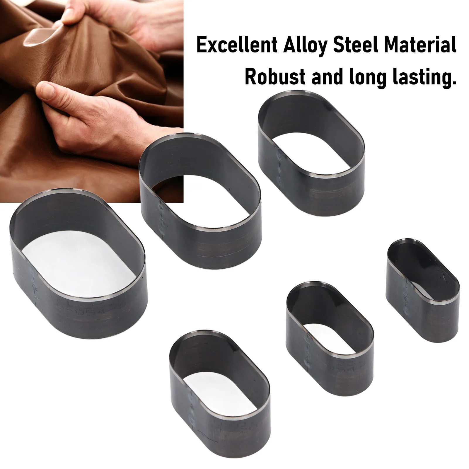 

Leather Crafts Punching Dies Alloy Steel Leather Cutting Dies High Density Spot Welding Technology Accurate Cuts for Handcraft