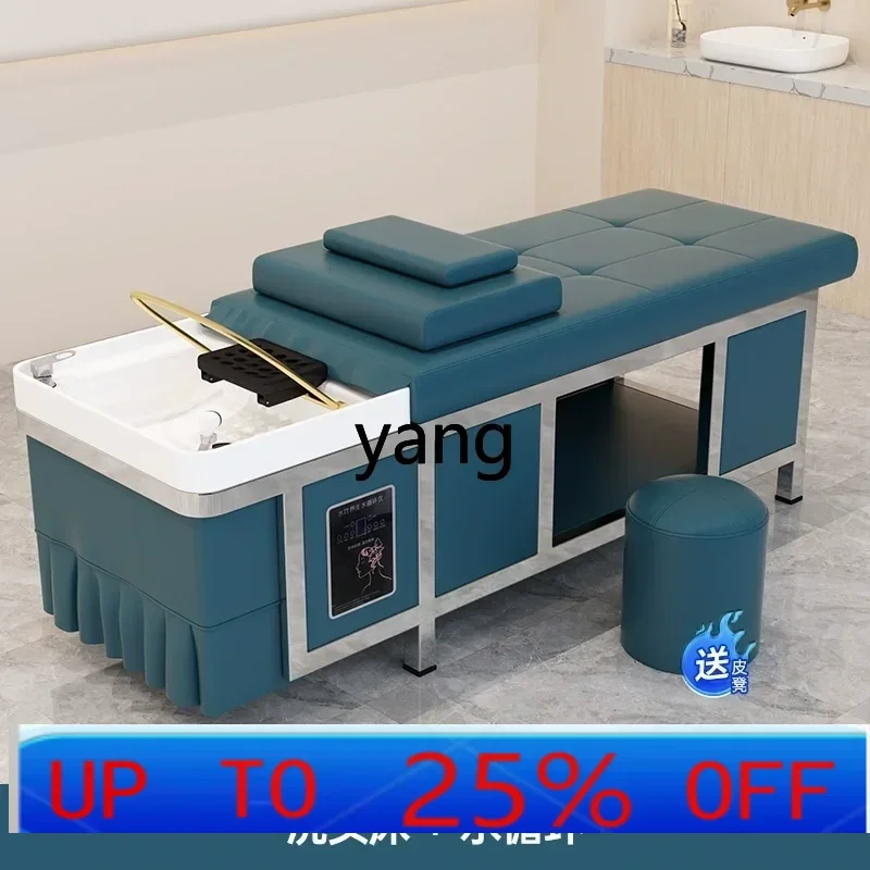 

LH stainless steel Thai shampoo bed beauty bed intelligent water circulation head treatment bed