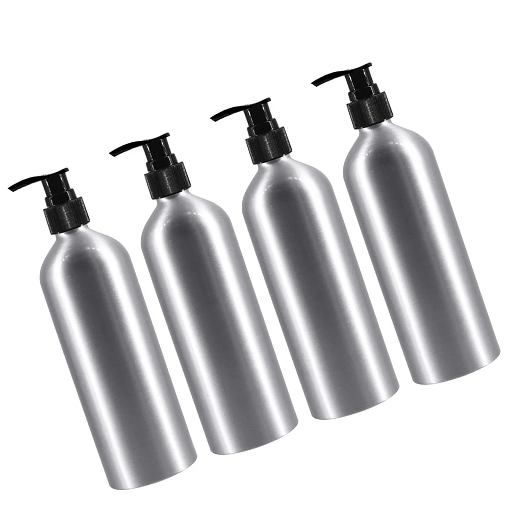 

Dispensing Aluminum Bottles Shower Liquid Dispenser Shampoo Sub Spiral Press Storage Empty Hand Soap