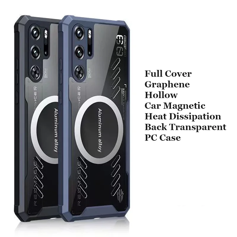 Graphene Heat Dissipation PC Case For Samsung Galaxy S24 Plus Ultra Breathable Cooling Transparent Anti-Drop Casing Shell Cover