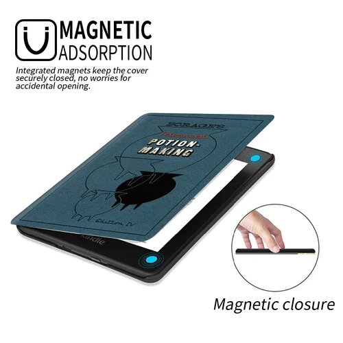 Imagen 2 del producto Funda protectora Twosheep Kindle, adecuada para Kindle paperwhite 12a generación 7 pulgadas y kindle 11.a generación, con estuche de desbloqueo con tapa