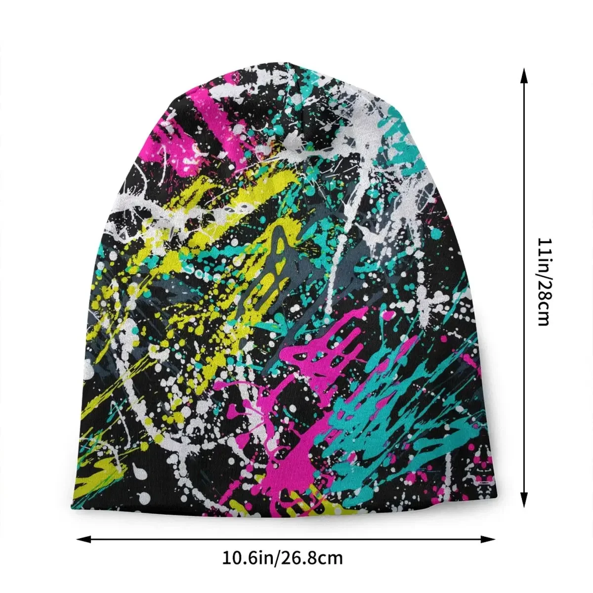 Abstract Graffiti Camouflage Pop Art Skullies Beanies Caps Cool Winter Warm Men Women Knitted Hats Unisex Adult Bonnet Hats