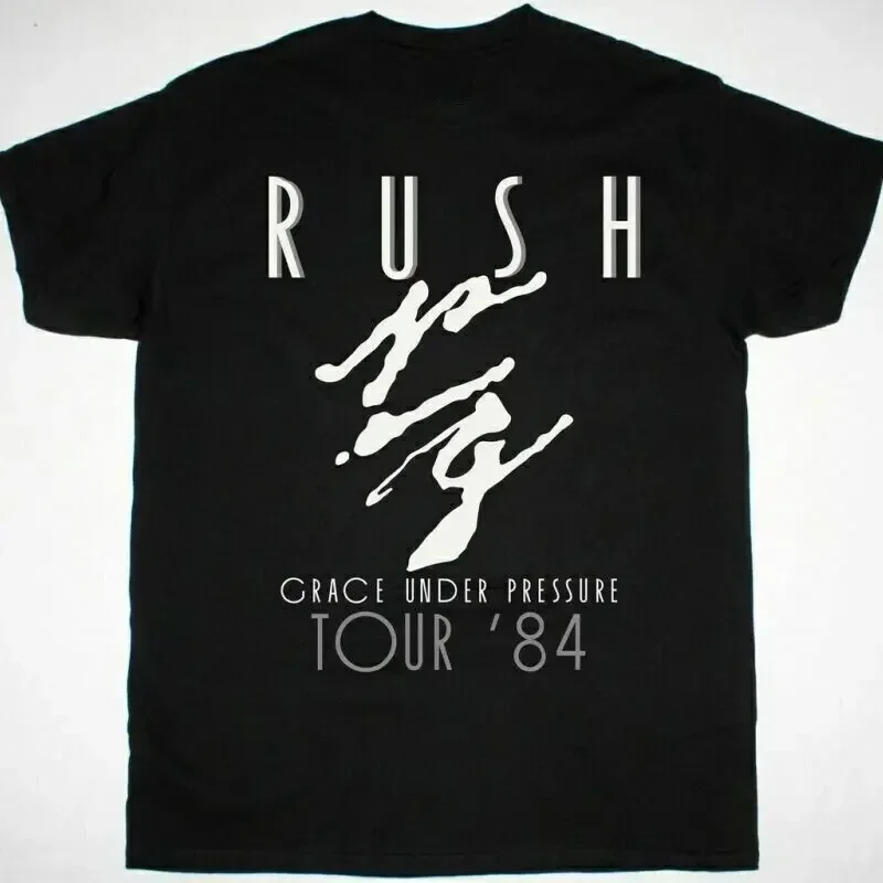 cc cotton shirt  summer tops Rush Grace Under Pressure Tour 84 Unisex T-Shirt S-4Xl