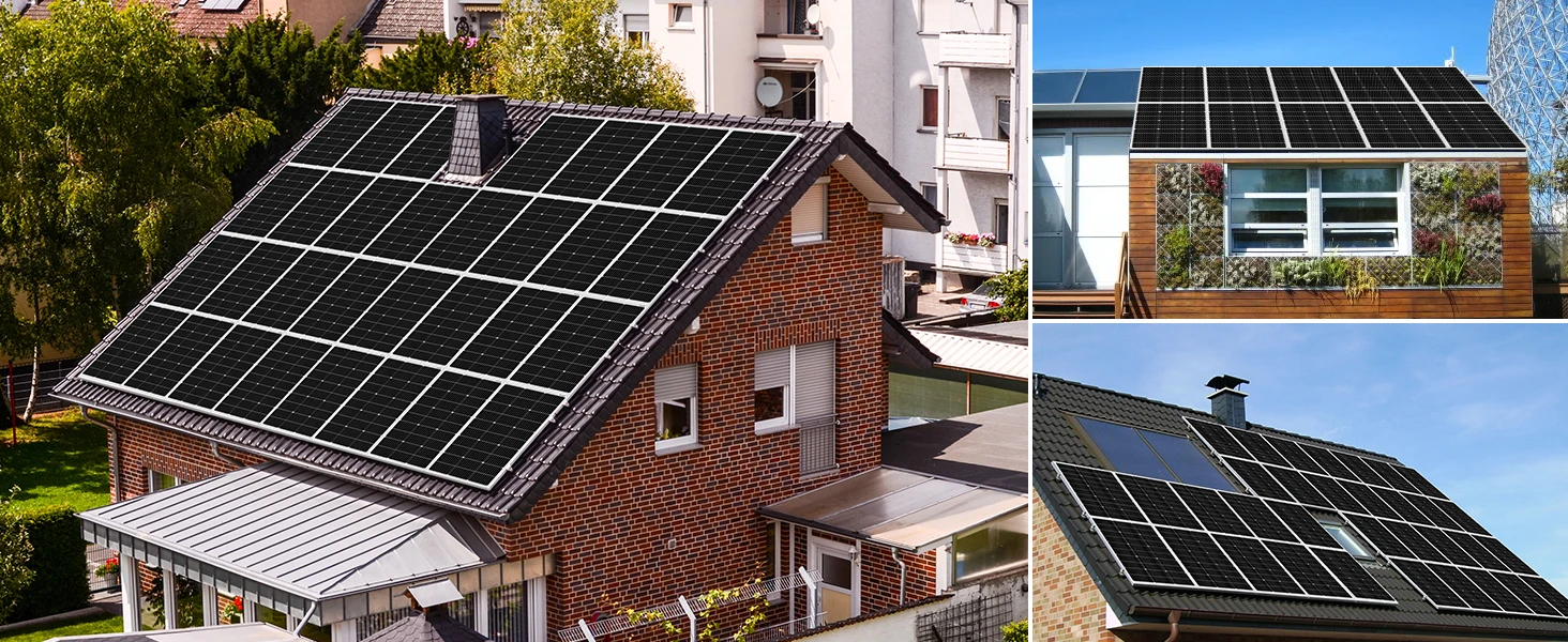 DOKIO Solarpanel 100 W Photovoltaik-Panels 200 W Paneles Solares 18 V Solarpanel für Camping/Powerbank/12 V Batterie/Camper-Van – Detail 13