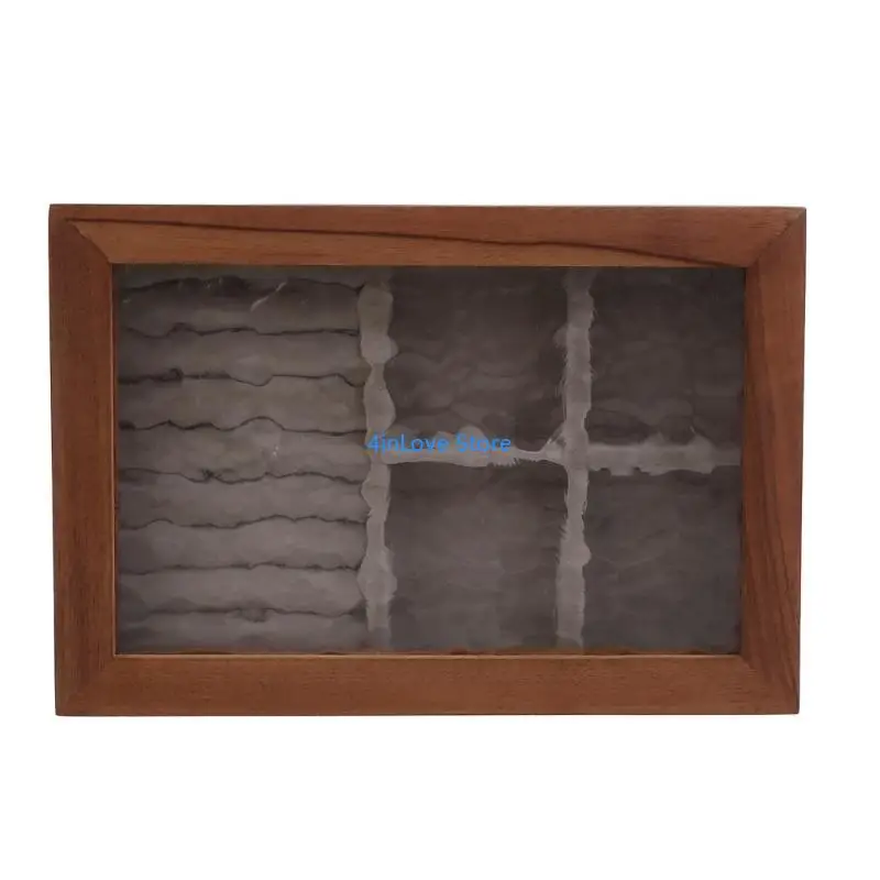 

T4MD Portable Jewelry Box Women Earrings Storage Box Cosmetic Cases for Rings Storage