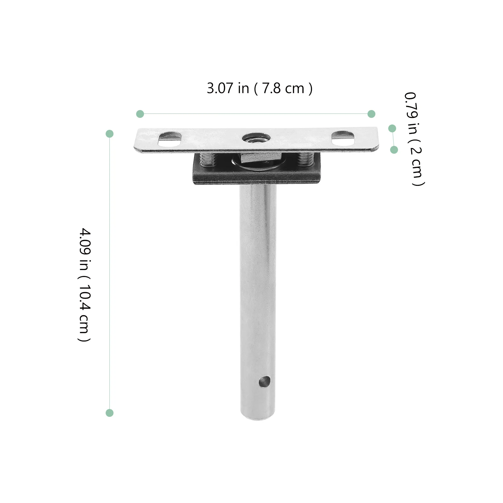 

4 Pcs Invisible Cylindrical Bracket Floating Shelf Brackets Shelves Hardware Heavy Duty Silver Hidden Decorative