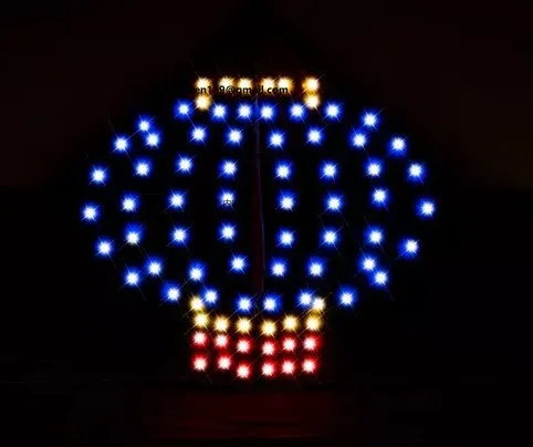 Factory Directly Provide Customize Pattern Kites with Led Lights Big Delta Kites for Adults