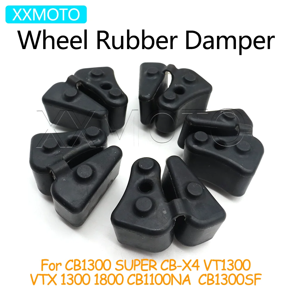 

For Honda CB1300 1300 SF CB1100NA VT1300 VTX1300 VTX1800 Motorcycle Hub Damper Rear Wheel Drum Rubber Sprocket Buffer Damper