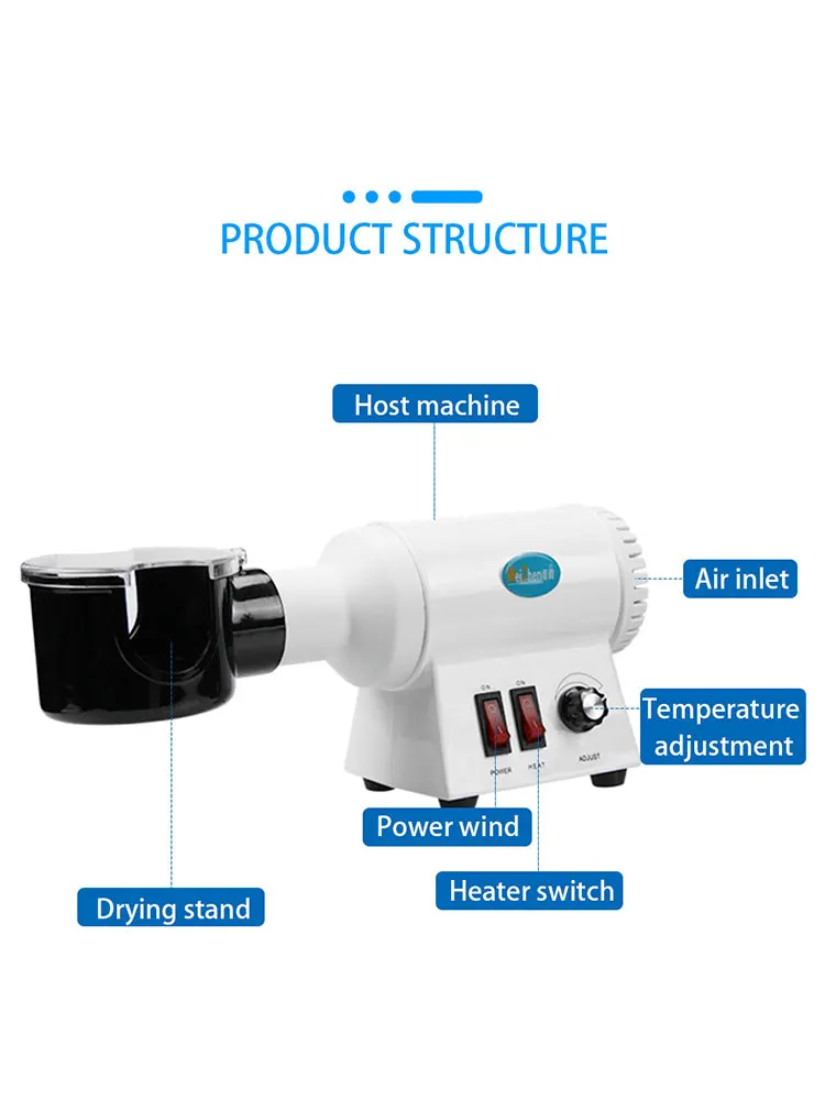 Lente ajustável Óculos Ópticos Máquina De Aquecimento, Aquecedor De Quadro, Aquecedor, Óculos, Óptica, Sopro Silencioso, WZ-JP188B