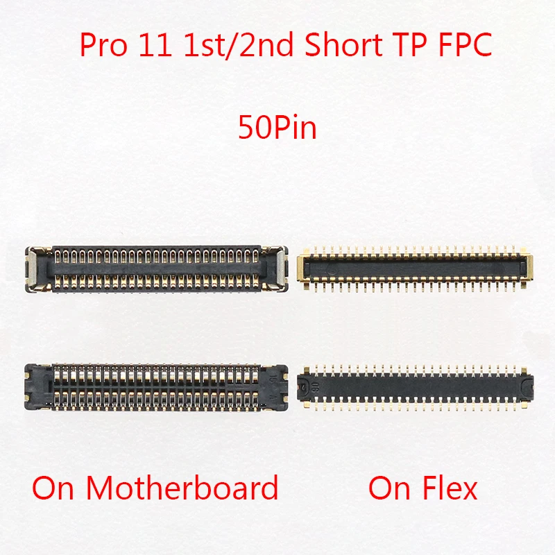 2pcs LCD Display FPC Connector For iPad Pro 11 Inch Pro11 1st A1980 A1934 A1979/2nd A1876 A1895 A1983 Touch Screen