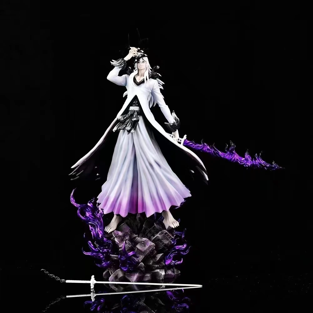 Bleach Figure Kurosaki Ichigo Action Figure Cero Cow Series Saigo no Getsuga tenshou-Mugetsu GK Statue Collection Birthday Gift