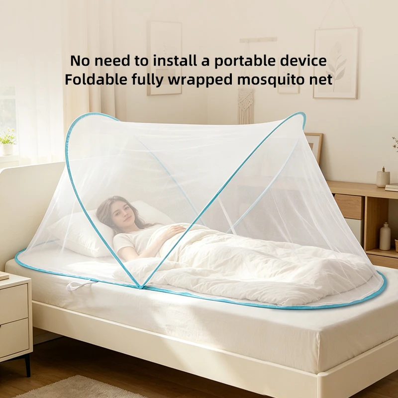 Pop Up Mosquito Net Lightweight Foldable Camping Tent Home Bed Student Dormitory Outdoor Party Picnic Travel