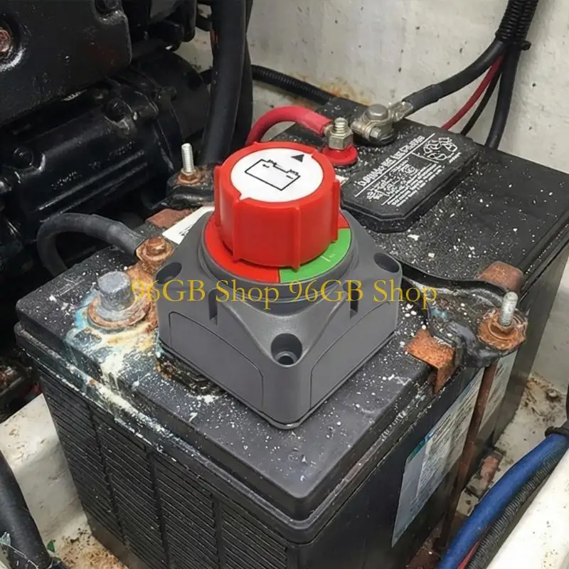 96GB Reliable Marine Battery Disconnect Switches 200A Capacity for Long Vehicle Storage Safety Auto Systems Preventing Battery
