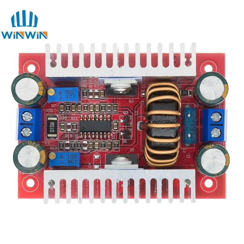 DC 400W 15A Step-up Boost Converter Constant Current Power Supply LED Driver 8.5-50V to 10-60V Voltage Charger Step Up Module