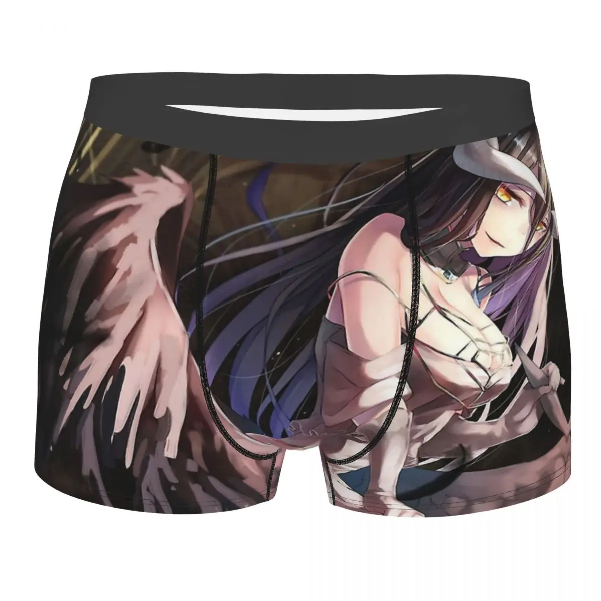 Albedo Angle Overload Over Lord Ainz Ooal Gown Anime Underpants Cotton Panties Man Underwear Ventilate Shorts Boxer Briefs