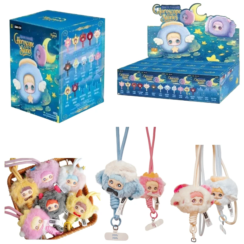 

New MayMei Horoscope Stories Series Blind Box Anime Figure Mystery Box Vinyl Doll Mobile Rope Bag Pendant Keychain Toys Gift