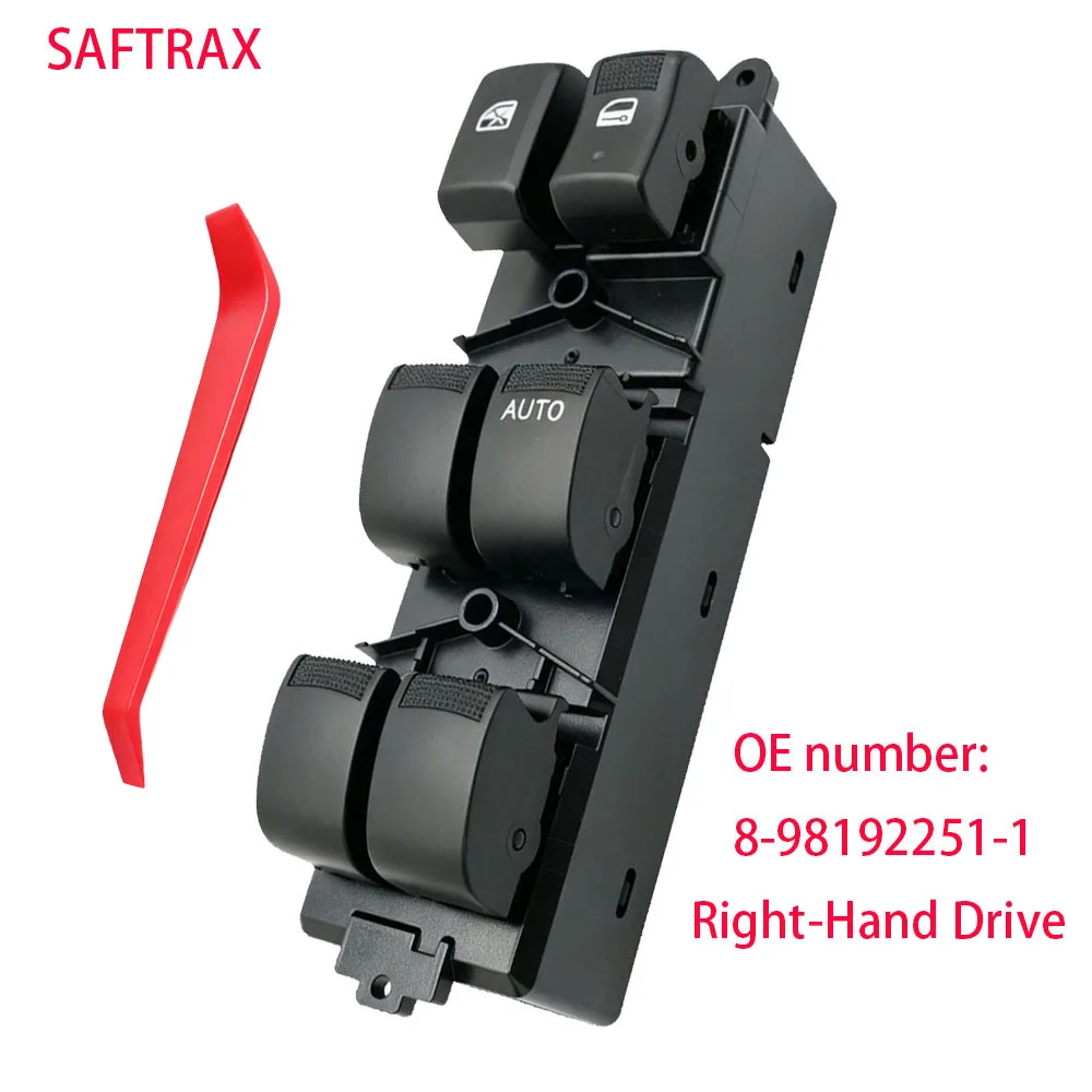 8981922511 RHD Master Power Window Switch for ISUZU D-MAX MU-X/Holden Colorado RG