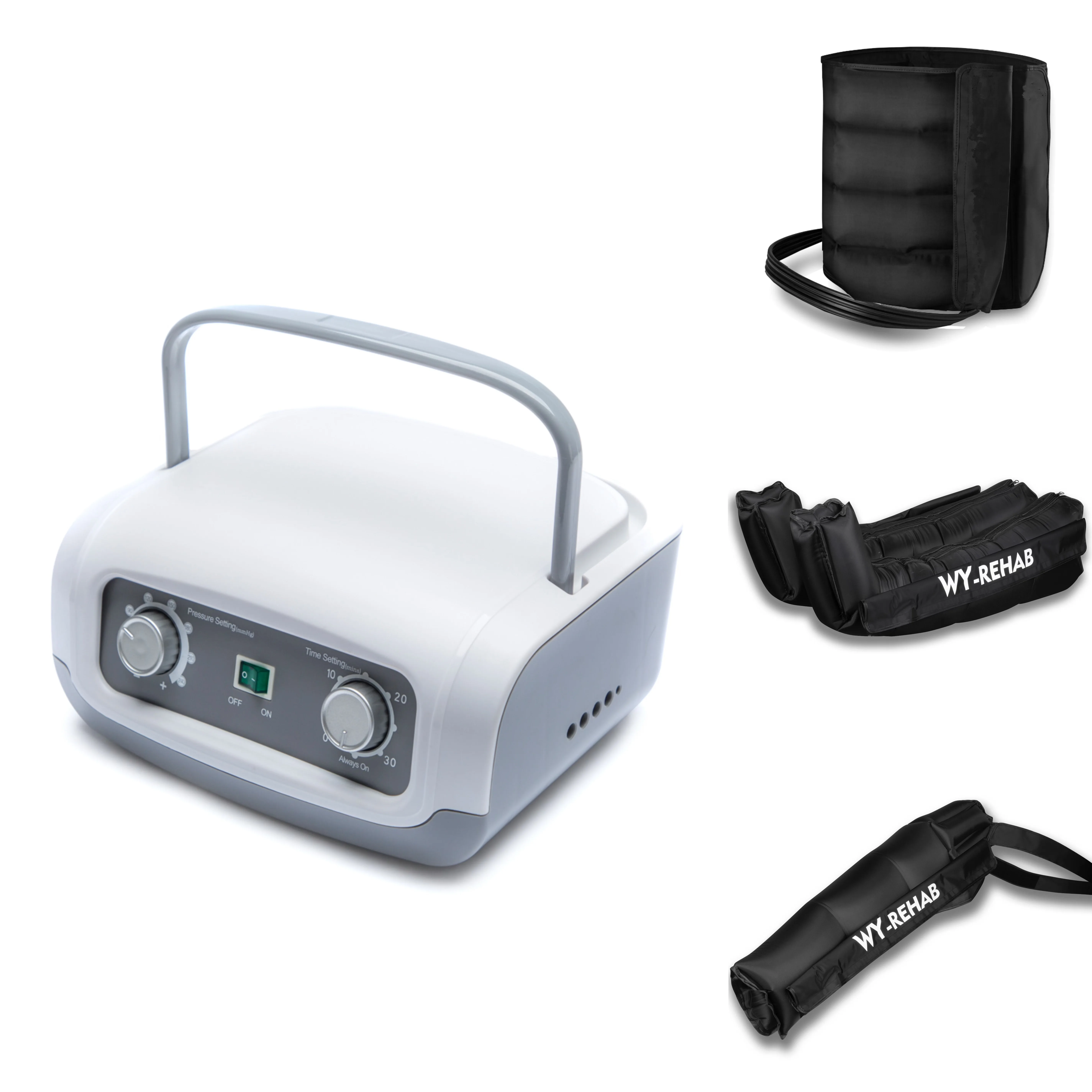 MDR CE Certified 4 Chamber Air Compression  Machine for Hospital Clinic Rehabilitation Lymphatic Drainage Recovery System