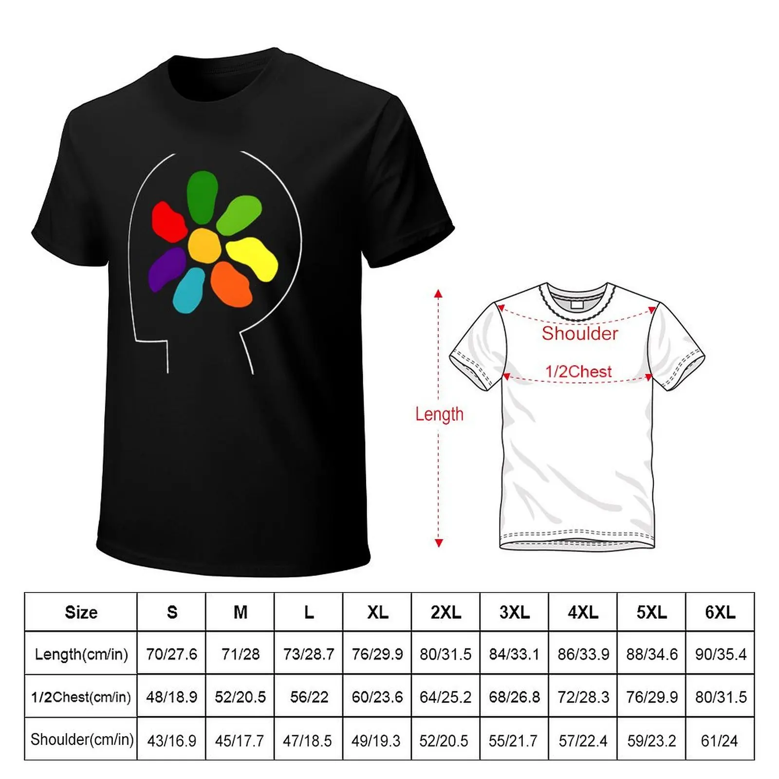 Album the colours of you T-Shirt Big Size Daily Wear T-Shirt